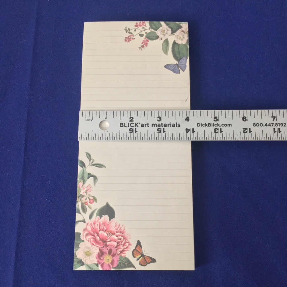 Butterfly and Flower Notepad - Picture 2 of 7